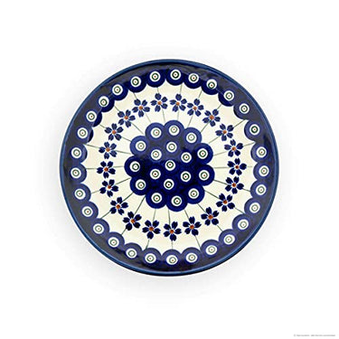 Bunzlau ceramic dessert plate flat Ø16.0 cm, decor 166a on sale